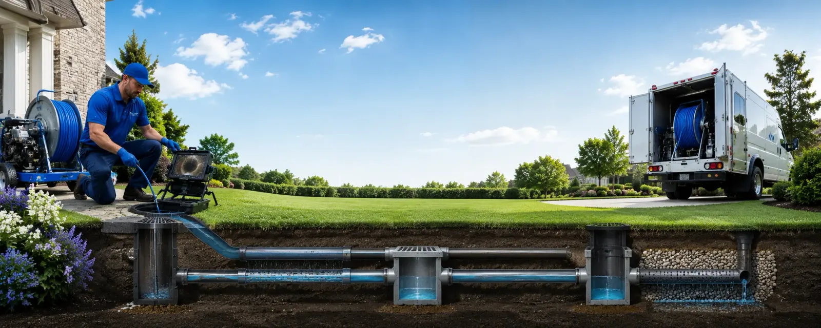 Outdoor drain cleaning information for Hastings, NY